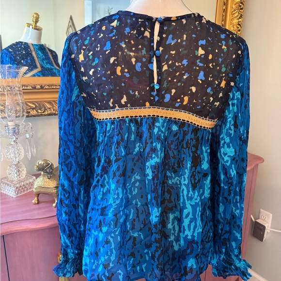 Anthropologie Miranda Peasant Blouse XS - Picture 6 of 8